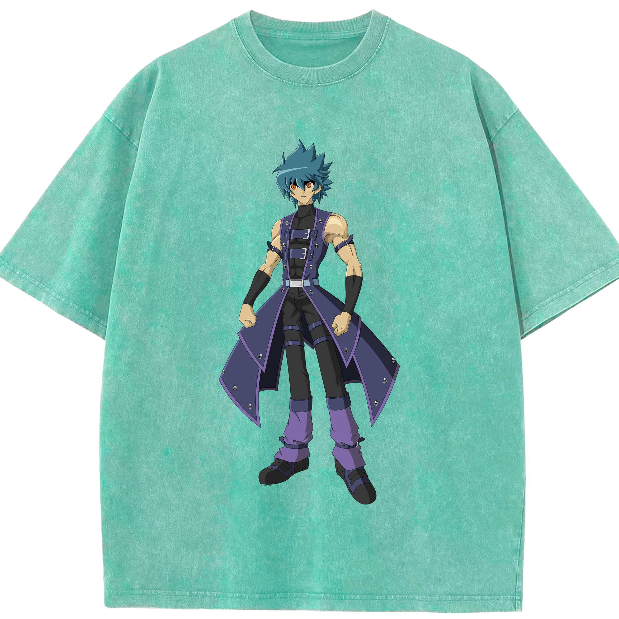 （画像用） 遊☆戯☆王 Yu-Gi-Oh! 綿100% ヴィンテージ風 半袖Tシャツ（フロントプリント）